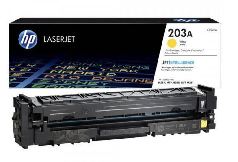 HP 203A Original Yellow Toner Cartridge CF542A HP Color LaserJet