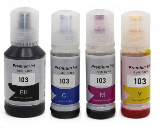 Epson 103 BCMY Generic Ink Bottles EcoTank Value Pack L3110 L3150 L3250