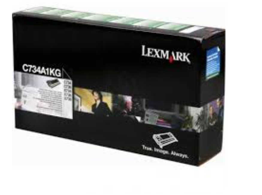 Lexmark C734A1KG Black Original Toner Cartridge