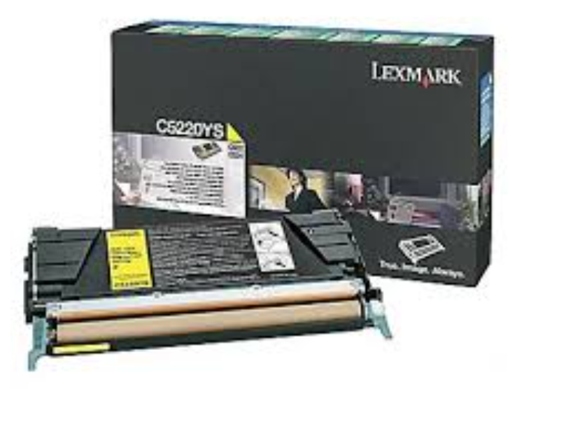 Lexmark C5220YS Original Yellow Toner Cartridge