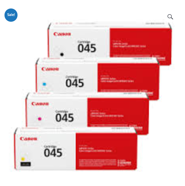 Canon 045 Original Multi Pack Toner Cartridges — Black, Yellow, Magenta, Cyan